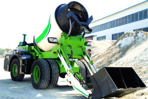 Çin HUAYA 1.5 2 2.5 3 CBM kendinden yükleme beton mikser tankı döner mikser 55kw karıştırma güç satılık - Product Image 6