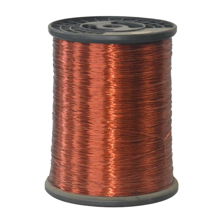 Precio bajo, gran oferta, alambre de bobinado de Aluminio revestido de cobre barnizado para fabricación o reparación de bobinas de electroimán, alambre Cca esmaltado