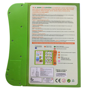 儿童触摸阅读E书西班牙语谈话声音书学习机 - Product Image 3