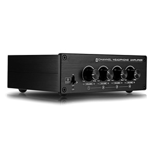 Wholesale Custom Logo 2-in-8-Out Metal <strong>Headphone</strong> Amplifier Splitter Ear Divider and Mixer Switcher Receiver &amp; Amplifiers Product - Product Image 2