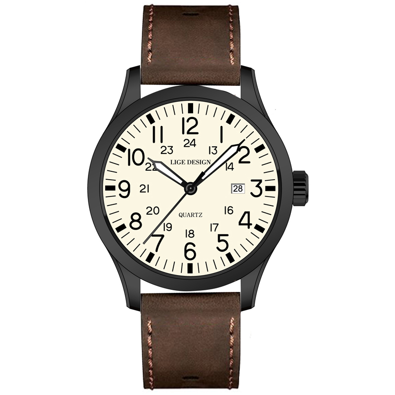 F - สีน้ำตาล (สายหนัง)