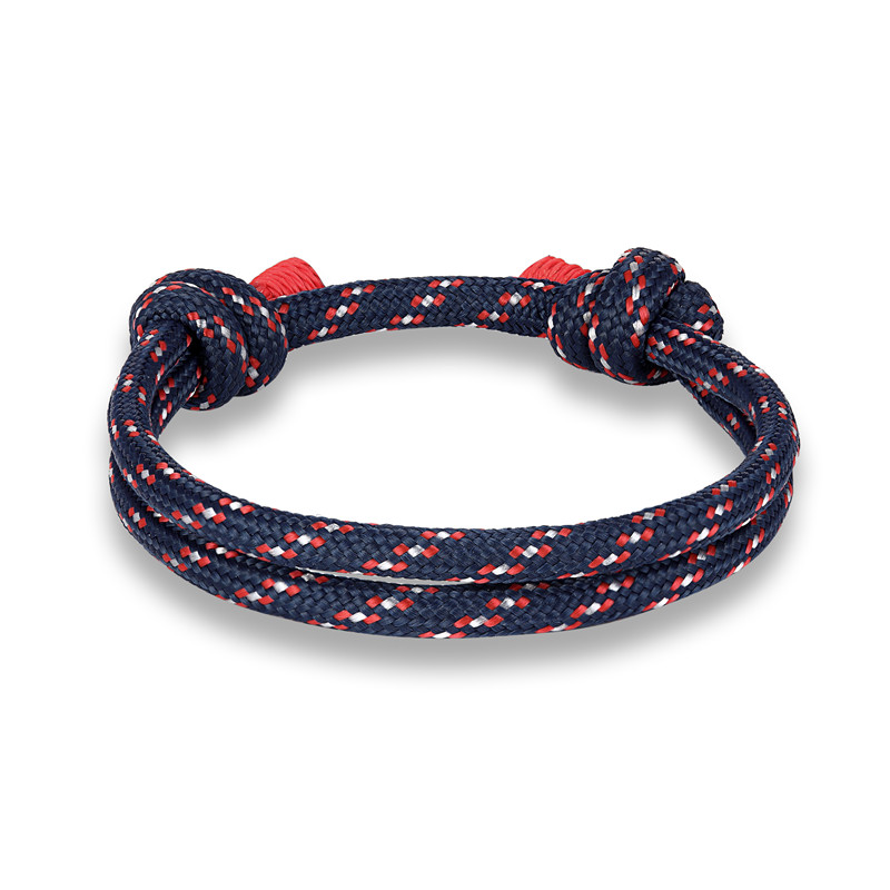 Navy red white