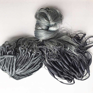 โรงงานขายตรง 15M * 50M ไนลอนตาข่ายจับปลาห่อ Sinker ลอยสามชั้น Gill <span class=keywords><strong>NET</strong></span> - Product Image 1