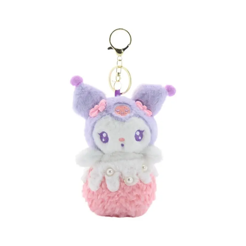 Dibujos animados para Niños lindo anime muñecos de peluche juguetes colgantes Kuromi Mymelody Cinnamoroll pastel en forma de felpa figura de acción colgante regalo