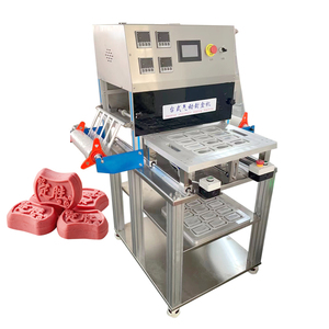 Lòng đỏ trứng sắc nét tự động khí nén niêm phong máy bánh trung thu tự động máy đóng gói dòng chảy máy bao bì cho bánh quy bánh mì - Product Image 1