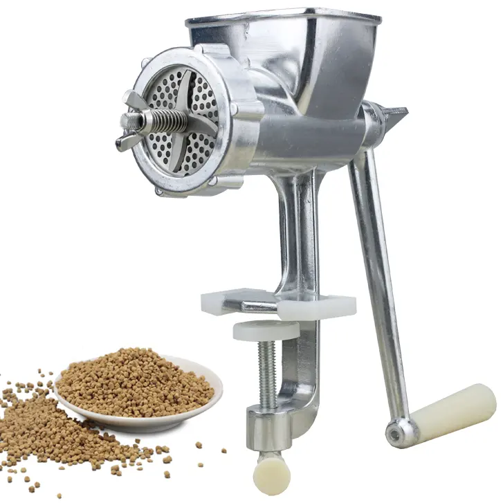 Alimentador de animais para aves domésticas, pequeno uso comercial máquina para fabricação de pelugem/extrusora de grão de peixe
