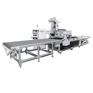 Macchina per la lavorazione del legno della macchina del router di cnc di carico e scarico automatico di EXCITECH Nesting