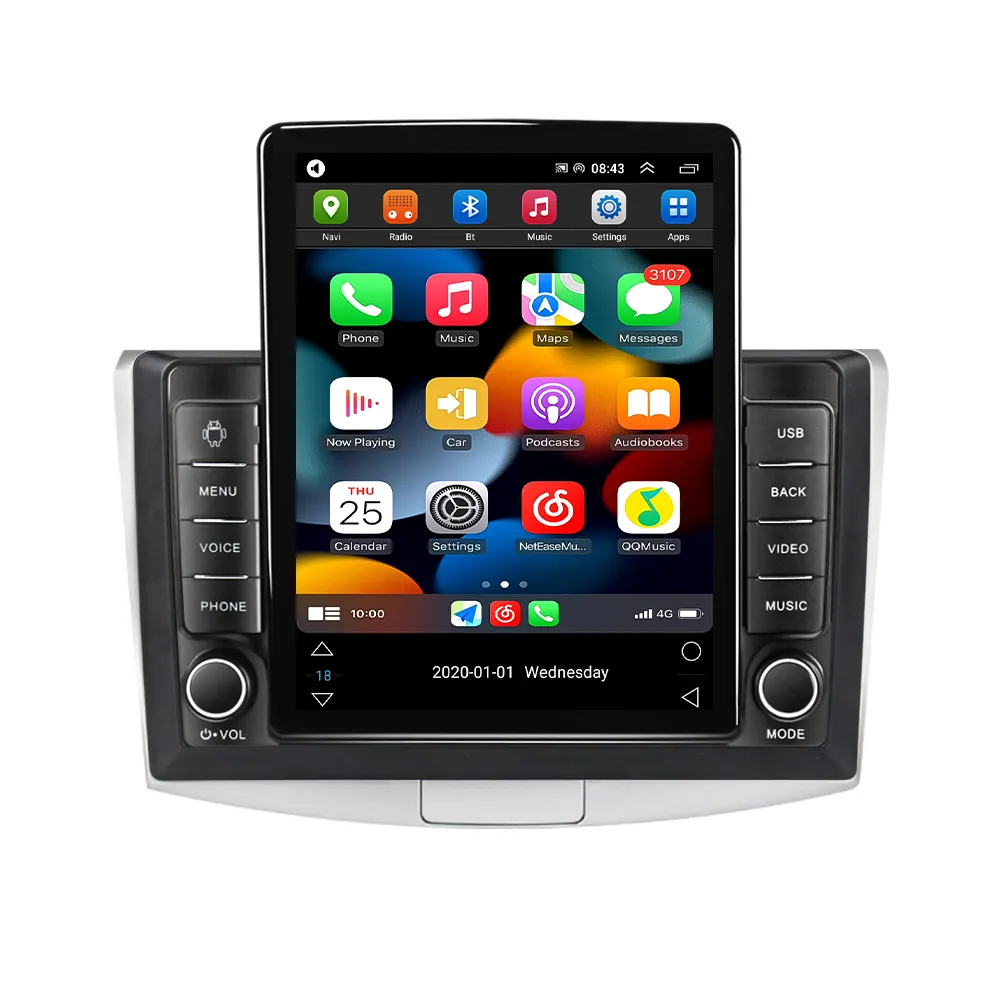 Navifly Tesla Style Android автомобильный DVD-плеер для VW Passat B6 B7 CC Magotan 2011-2015 видео DSP 4G LTE IPS GPS навигация