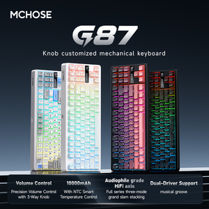 Mchose G87 Phím RGB Backlit Hot Swappable Chống Bóng Bàn Phím Cho Máy Tính Để Bàn Máy Tính Bảng Máy Tính Xách Tay Có Dây Chơi Game Bàn Phím Cơ Khí OEM - Product Image 2