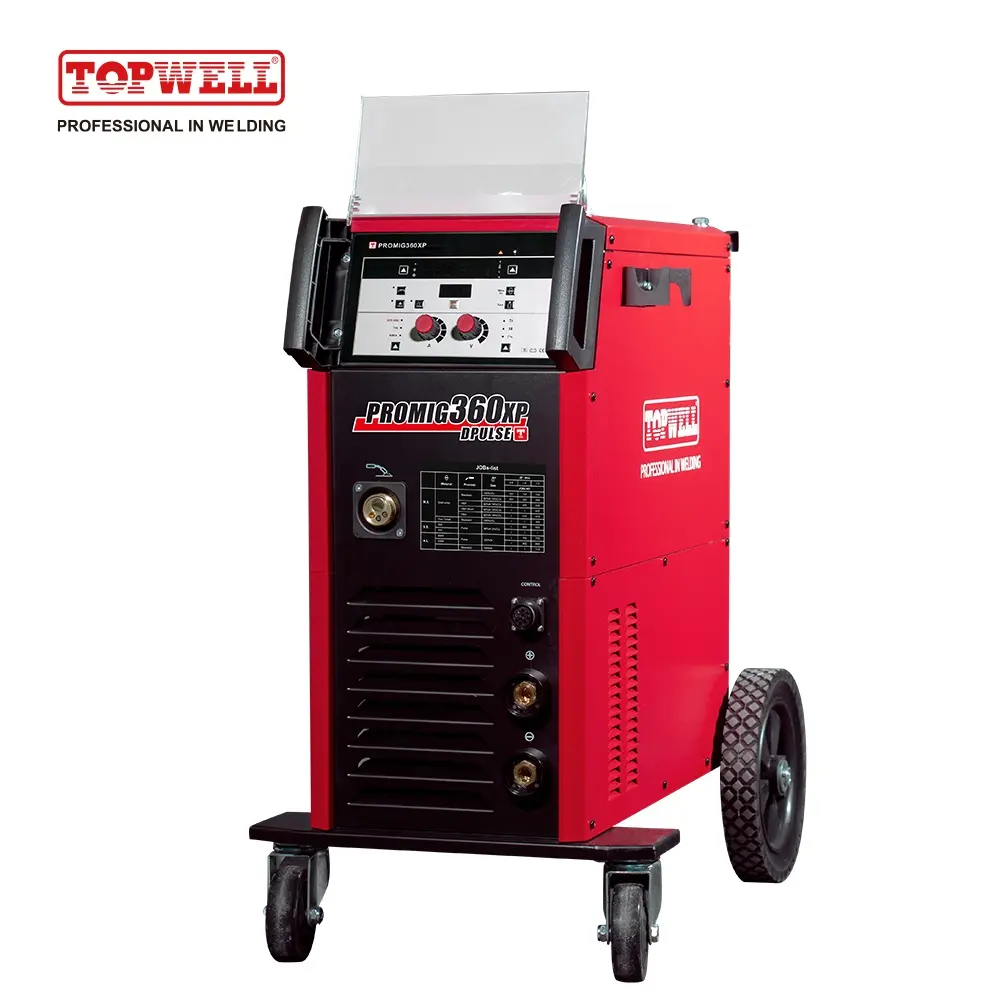 Topwell PROMIG 360XP machine à souder mig à impulsions soudeuse multifonctionnelle soudeuse multifonctionnelle intelligente en acier inoxydable