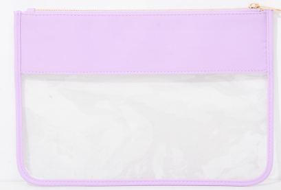Trousse de toilette claire pourpre