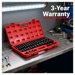 35-Piece 1/2-inch Metric không khí tác động cờ lê ổ cắm Bộ vật liệu CR-V OEM cấp công nghiệp tự động sửa chữa công cụ thiết lập - Product Image 2