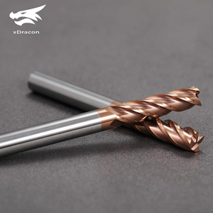 XDracon HRC55 CNC Router <strong>Bit</strong> Inch Size Flat End Mill Tungsten Carbide Milling Cutter For CNC Cutting Tool - Product Image 4