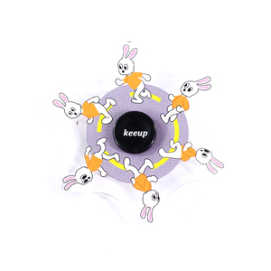 Giá rẻ chất lượng cao số lượng lớn hoạt hình chạy phong cách <span class=keywords><strong>Acrylic</strong></span> đồ chơi tùy chỉnh nhựa <span class=keywords><strong>Fidget</strong></span> Spinners để giảm căng thẳng - Product Image 3