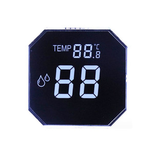 Alta qualità VA sette segmenti moduli Display LCD fabbrica prezzo per umidità temperatura acqua tazza ottagonale segmento schermi - Product Image 1