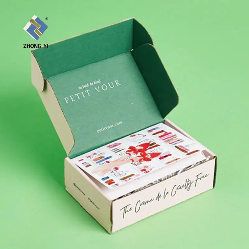 Изготовленный На Заказ Складной 4 цветный стенд с гофрированной магазин почтовая упаковка коробки для лучший подарок на Рождество