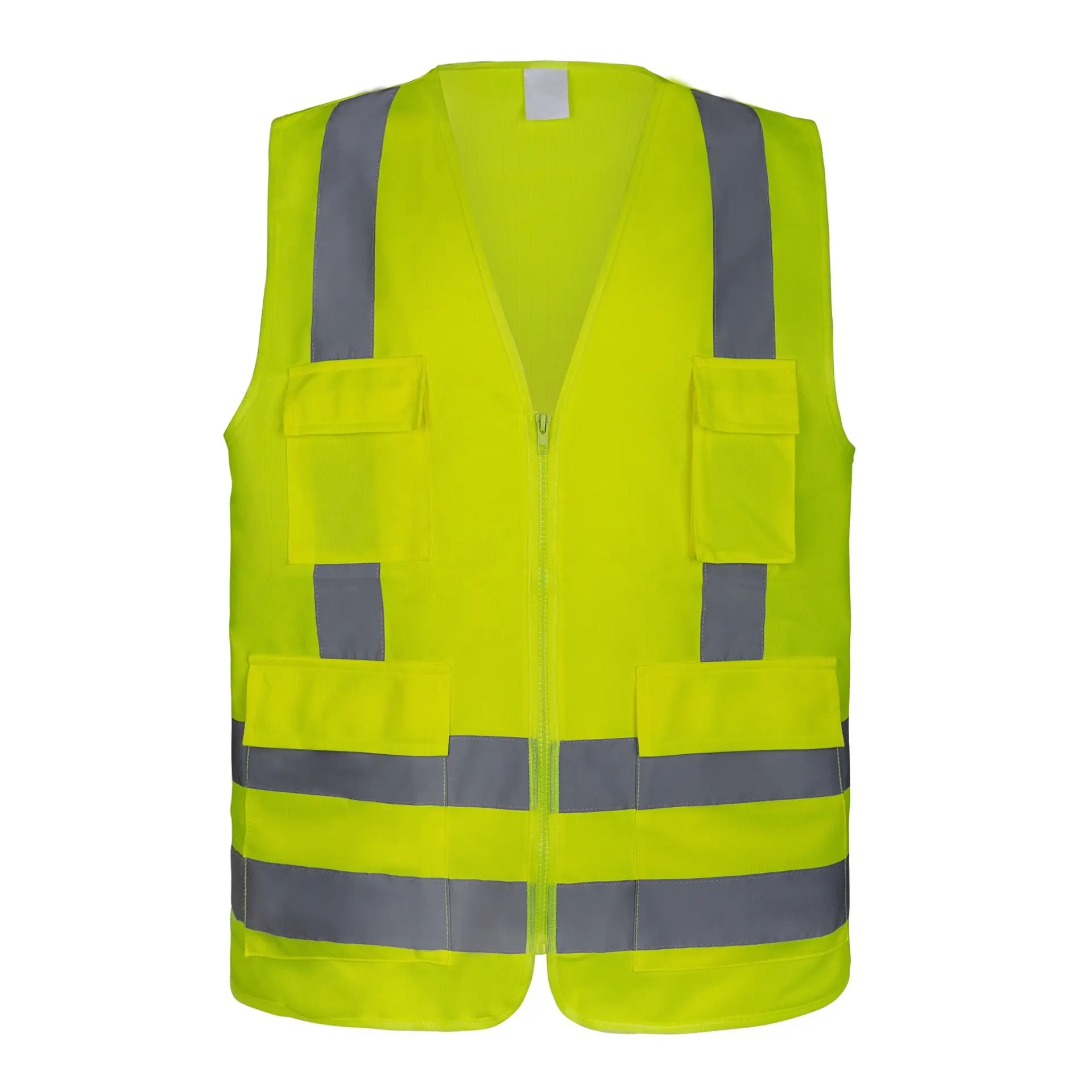 Gilet réfléchissant de haute qualité avec dos croisé sur le chantier