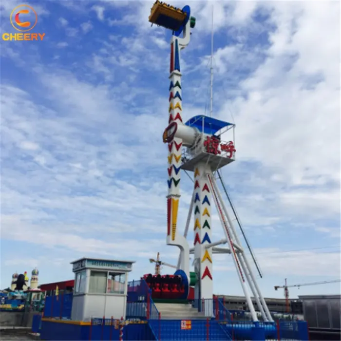 Emoción Parque de Atracciones paseos en la velocidad de rotación de gritar en