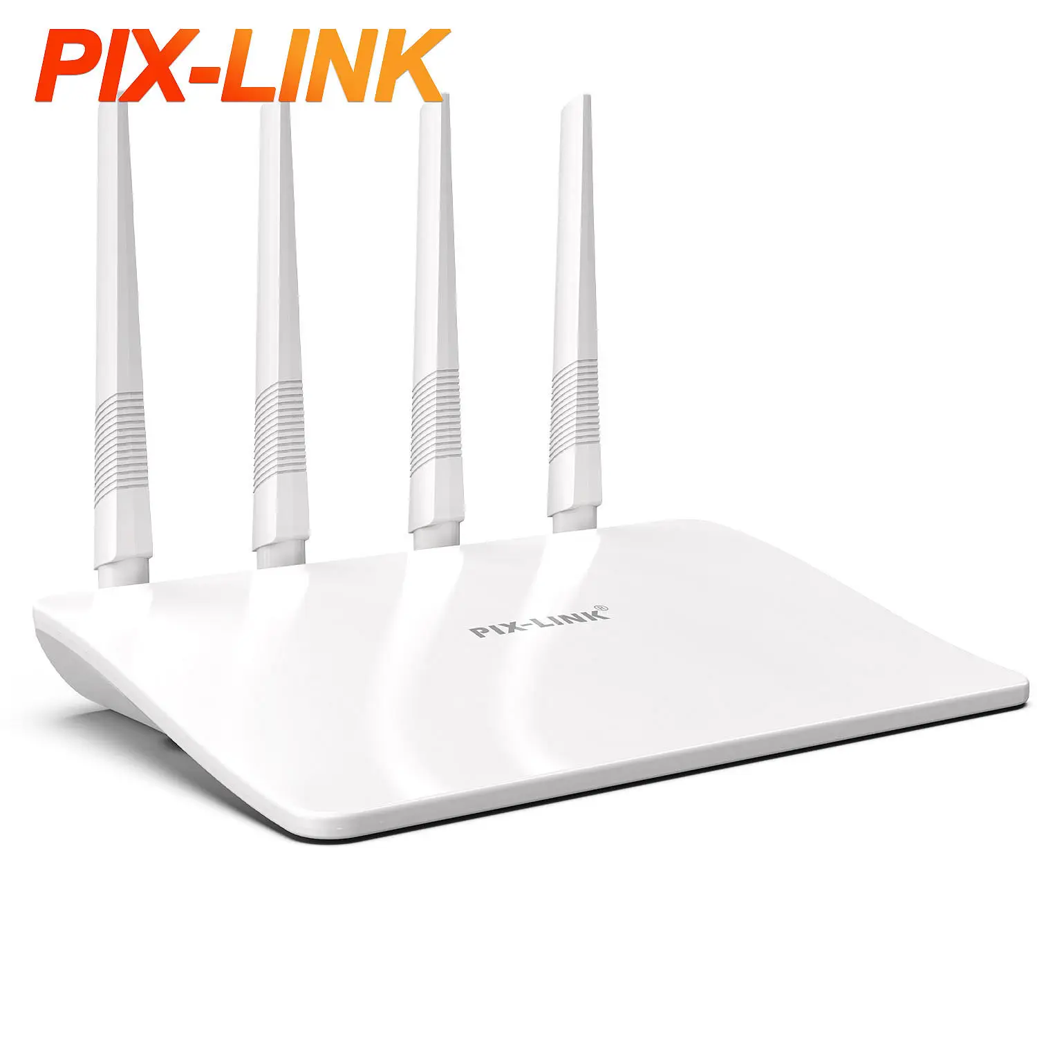 PIX-LINK drahtloser Router externe Antennen WLAN-Router breite Abdeckung Signalverstärkung 300 bps 2,4 GHz Signalstabilität für Büro Heim