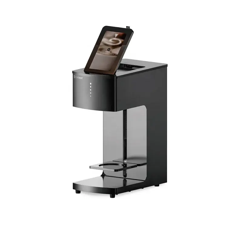 EVEBOT 2019 Novo Mini Selfie Máquina Impressora De Café 3D Impressão WIFI Com Câmera USB Cappuccino Leite Biscoitos De Chá