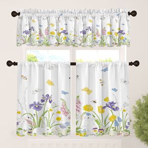 Mỹ Mục Vụ Phong Cách Kỹ Thuật Số Hoa In Chất Lượng Cao Ngắn Rèm Cửa Nhà Bếp Valances In Nhỏ Rèm Cửa Cho Nhà Bếp - Product Image 1