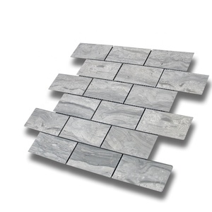 BOTON STONE新デザイン翡翠木モザイクタイルキッチンバックスプラッシュ皮とスティック - Product Image 1