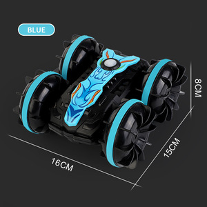リモコン両用スタントカー玩具両面ローリング回転エキスパートビーチ玩具クロスボーダー用