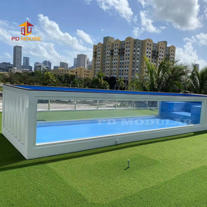 Hồ bơi Spa trên mặt đất 9M acrylic cho các cuộc họp mặt gia đình ngoài trời - Product Image 1