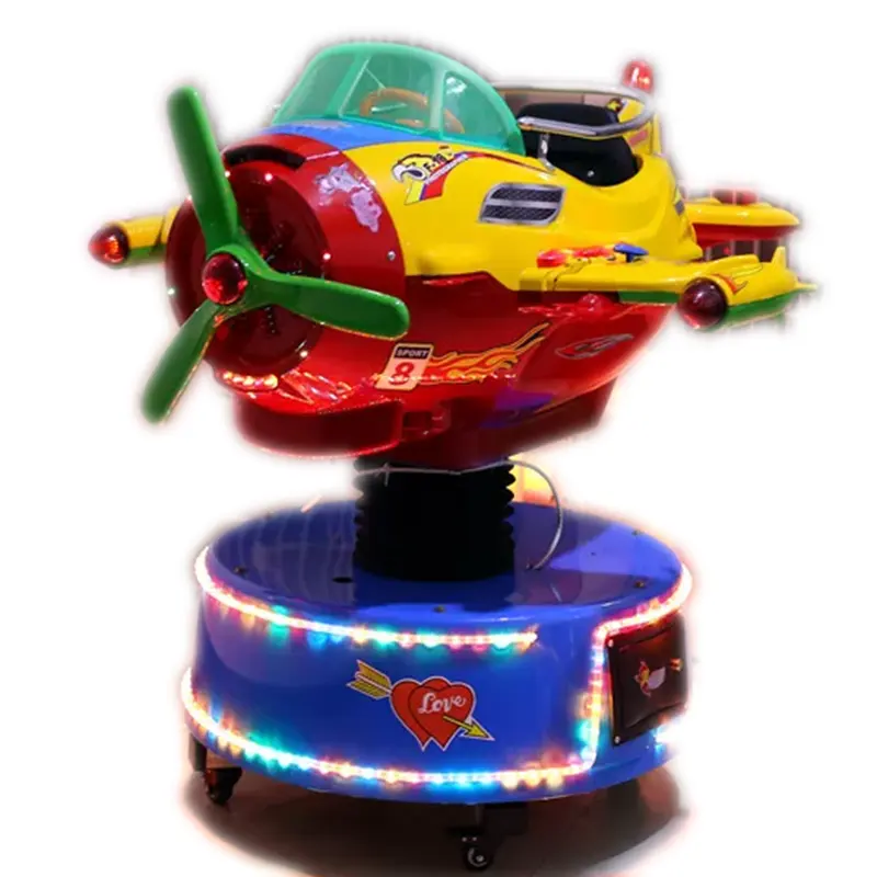 lunapark gözde süpermarketler jetonlu kiddie ride oyuncak helikopter