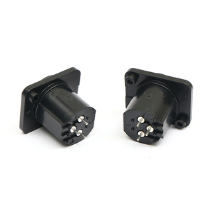 3コアストレートピンバランスオーディオデバイスコネクタ3ピンXLRオスソケットオーディオソケット - Product Image 4