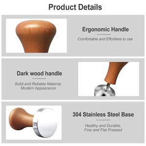 食品级WDT工具浓缩咖啡篡改木柄咖啡针分配器 - Product Image 3