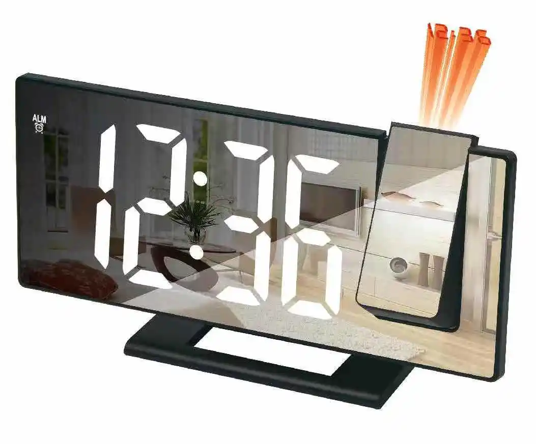 Çalar saat yatak odası için Led Sony Mejoras Del Hogar Inteligente akıllı ev geliştirme dijital masaüstü izle akıllı masa saatleri