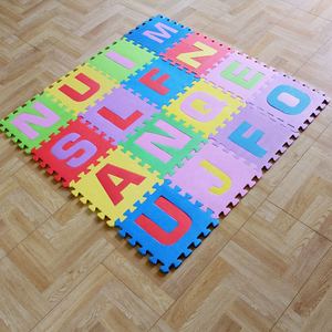 直販ユニセックス30x30インターロッキングEVAフォームフロアマット赤ちゃん用ソフトパズルプレイマットクロール遊び用教育玩具 - Product Image 2