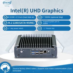 Siêu đ<span class=keywords><strong>i</strong></span>ện năng thấp giá rẻ <span class=keywords><strong>Mini</strong></span> PC 10th Gen i3/i5/i7 6 2.5 gam Lan DDR4 M.2 <span class=keywords><strong>Mini</strong></span> PC Win/Linux cho ngành công nghiệp 4.0 mạng thông tin liên lạc Hub - Product Image 2