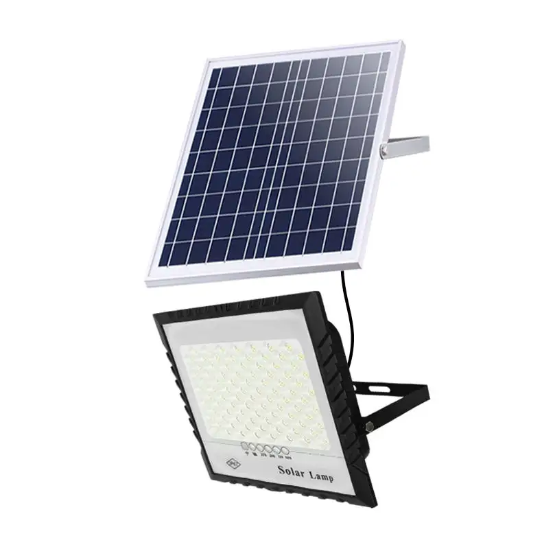 High-quality Outdoor Solar Led Lamp 30W 40W 60W 100W 200W 300W IP65 Energy Saving Spotlight Solar Garden Wall Light with Remote