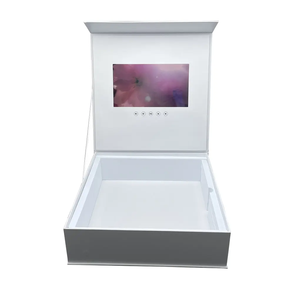 Video box da 10.1 pollici di alta qualità con brochure video con schermo lcd per regalo