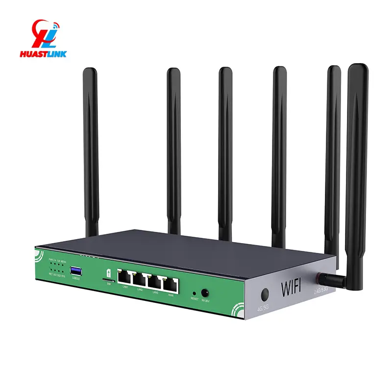 Industrial Desbloqueado 1800Mbps Gigabit Wifi 6 5g Modem Suporte TTL Configuração Openwrt Sim Card Cpe 4g 5g Lte Router