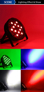 Shehds aydınlatma ve devre tasarımı Led Par sahne aydınlatma şehir renk Ac90 -- 275V 50 -- 60Hz 54X3W Rgbw Mini düz Led Par işık - Product Image 5