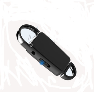 CNC kim loại giọng nói kích hoạt <span class=keywords><strong>USB</strong></span> Flash <span class=keywords><strong>Drive</strong></span> lưu trữ thời gian hiển thị Keychain ghi âm - Product Image 2