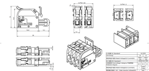 Factory Supply fast Install <strong>Connecting</strong> Cable Clamp 3 Ways Male Female Splice <strong>Spring</strong> Push Lever Wire Connector <strong>terminal</strong> <strong>block</strong> - Product Image 4