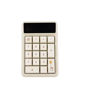 KM17 Portable <strong>Mini</strong> Pink 17 Keys <strong>USB</strong> <strong>Keyboard</strong> Mechanically Designed Digital Computer <strong>Keypad</strong> for Financial Accounting for Laptop - Product Image 1