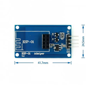 ESP8266 ESP-01 seri WiFi kablosuz adaptör modülü 3.3V 5V Esp01 koparma PCB adaptörleri arduino için uyumlu