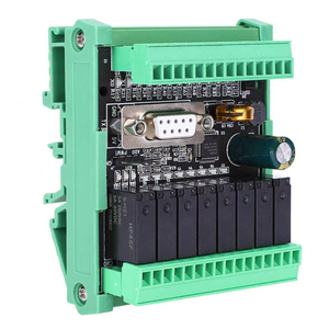 Placa de Control Industrial PLC con salida de relé de terminal enchufable de carcasa DC24V, contador de alta velocidad analógico 2AD 0-10V, 2 unidades - Product Image 1