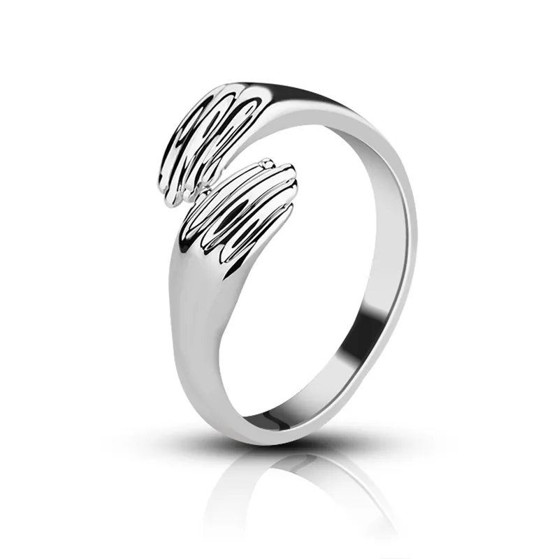 Модные ювелирные изделия из стерлингового серебра 925 пробы, кольцо обещания или обручальное кольцо
