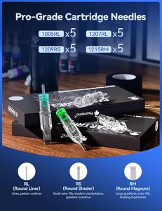 Phomemo bộ hoàn chỉnh cho người mới bắt đầu không dây Tattoo Gun <span class=keywords><strong>Kit</strong></span> với 20 Tattoo Cartridge kim và 1 pin thực hành Tattoo <span class=keywords><strong>Kit</strong></span> - Product Image 6