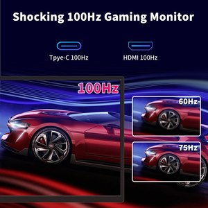 ODM OEM游戏FHD 1080P IPS便携式显示器100Hz刷新率户外信息亭液晶屏 - Product Image 5