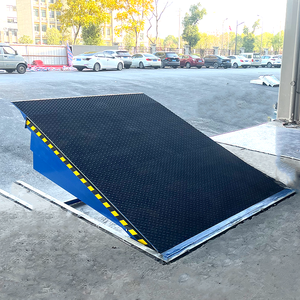 Nivelador de muelle de carga de almacén de servicio pesado hidráulico Nivelador de muelle fijo de pozo de acero Muelle automático para camiones - Product Image 2