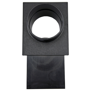 Custom Made <strong>4</strong>&quot; One Side Threaded Manual <strong>Blast</strong> Gate for Dust Collector - Product Image 2