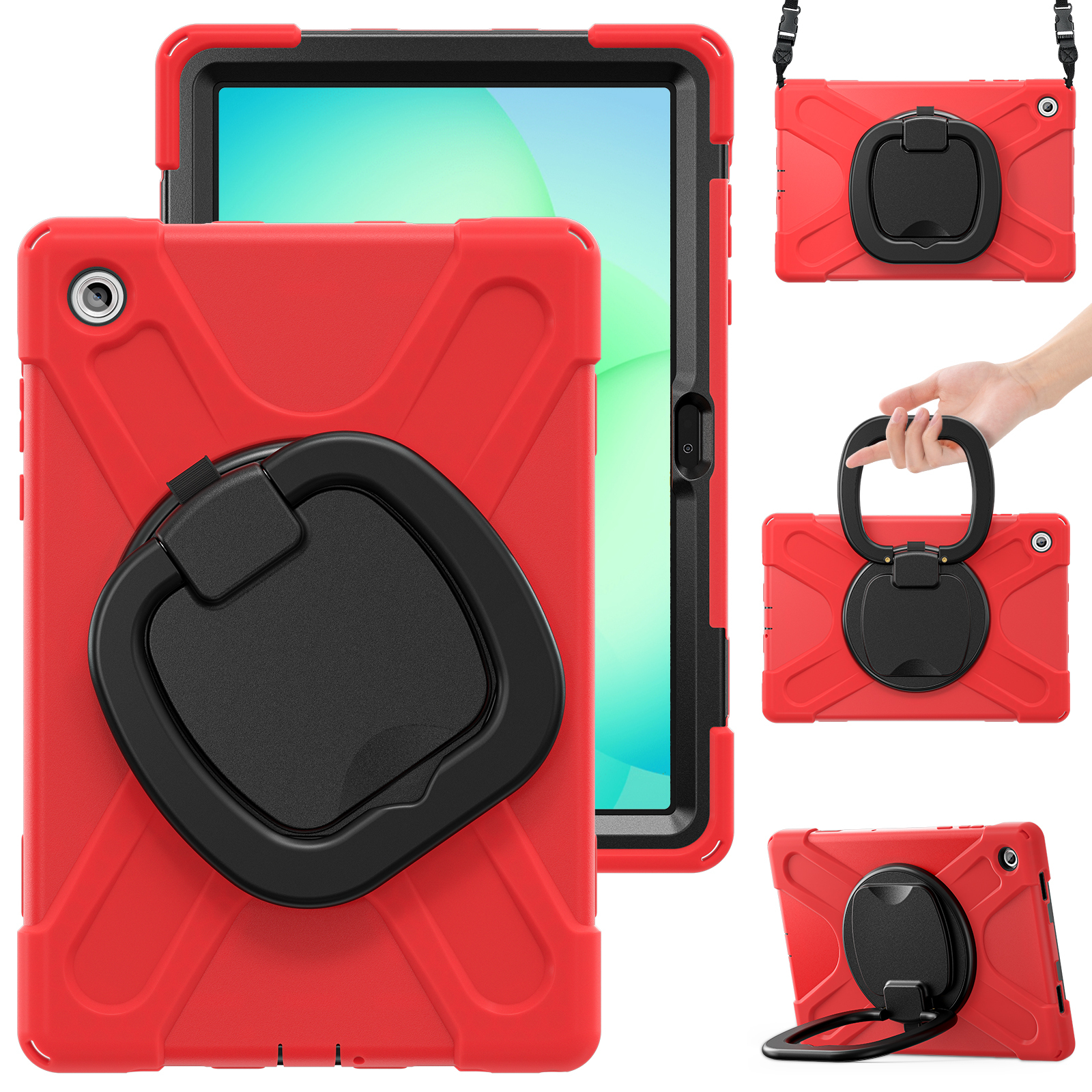 Red+Shoulder Strap
