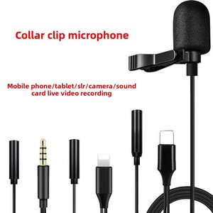 Mini Có Dây <span class=keywords><strong>Lavalier</strong></span> <span class=keywords><strong>Microphone</strong></span> Ít Bee Giảm Tiếng Ồn <span class=keywords><strong>Microphone</strong></span> Cho Live Streaming Thực Phẩm Xem Xét Di Động Ghi Âm Phỏng Vấn - Product Image 5
